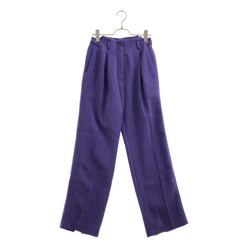 UNITED TOKYO / ユナイテッドトウキョウ | リネン サイドスリットパンツ | 1 | レディース