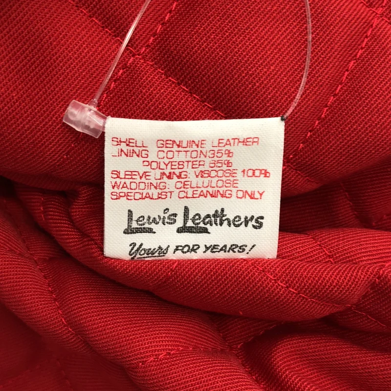 Lewis Leathers / ルイスレザー | DOMINATOR 551T TIGHT シープスキン スクエアパッチ シングルライダースジャケット | 36 | メンズ