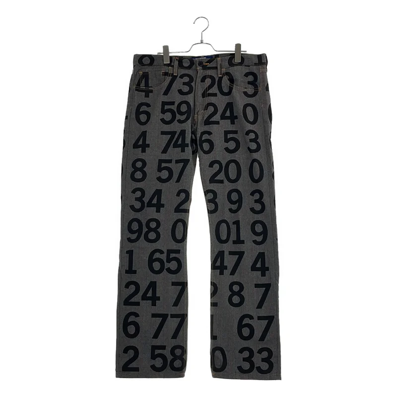 JUNYAWATANABE COMMEdesGARCONS MAN / ジュンヤワタナベマン | 2003SS | ナンバリング ストライプ デニムパンツ | M | メンズ