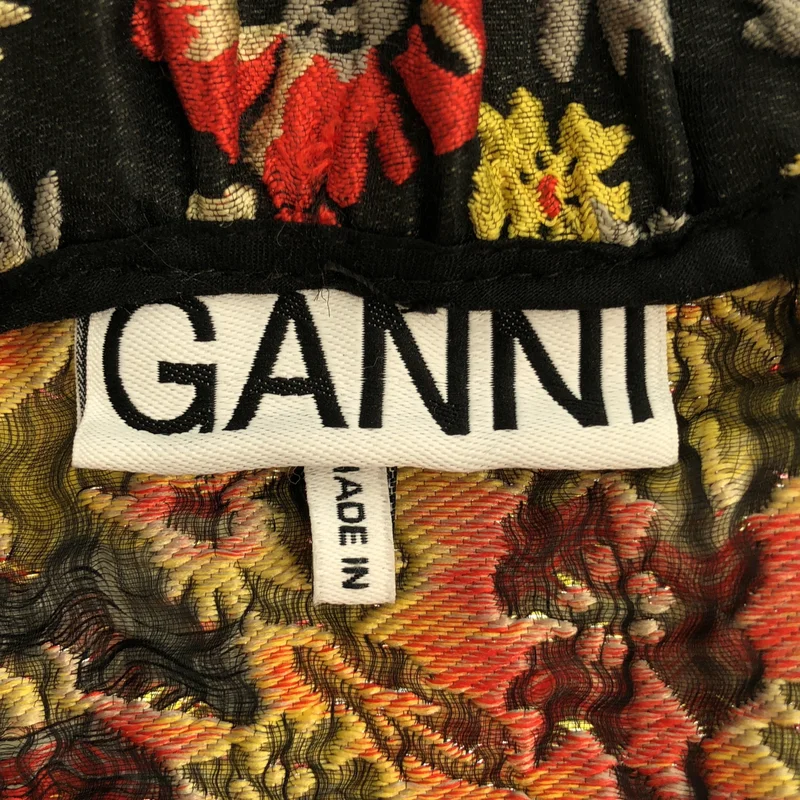 Ganni / ガニー | ジャガード フラワー ミニスカート | 36 | レディース