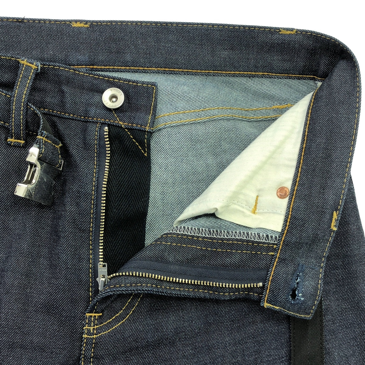 sacai / サカイ | 2023SS | Slim Tapered Denim Pants ベルテッド