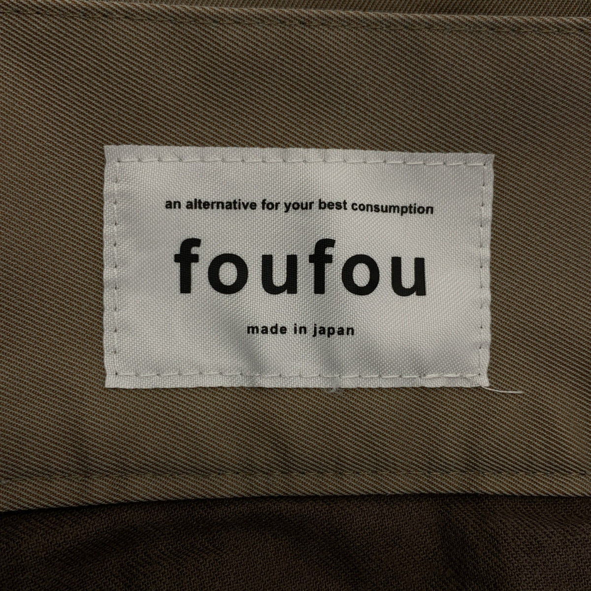 foufou / フーフー | tamamushi adjsut slacks 玉虫 スラックス パンツ