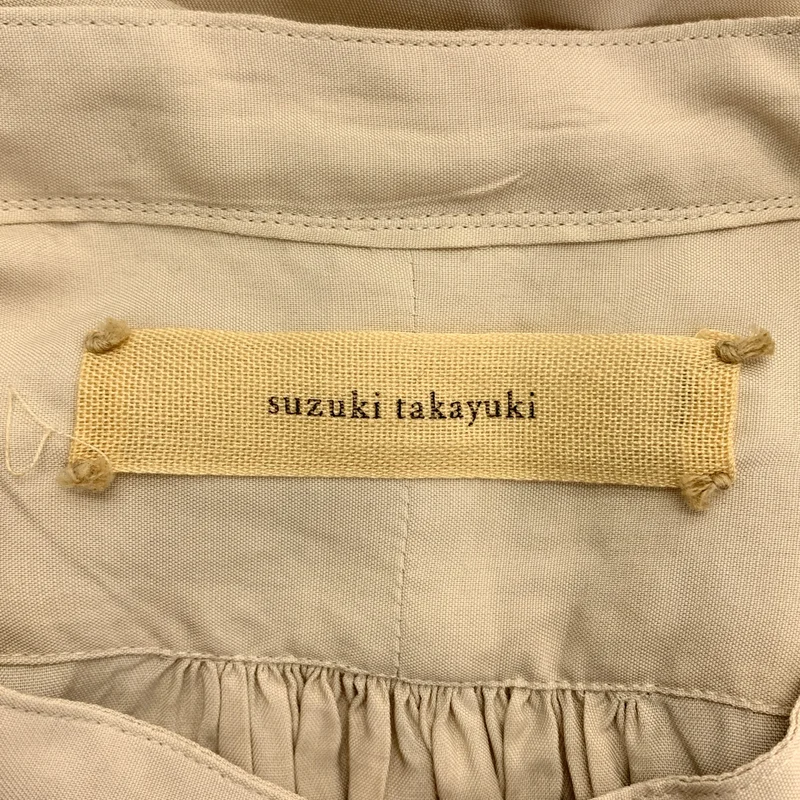 suzuki takayuki / スズキタカユキ | レーヨン シルク ギャザーブラウス |
