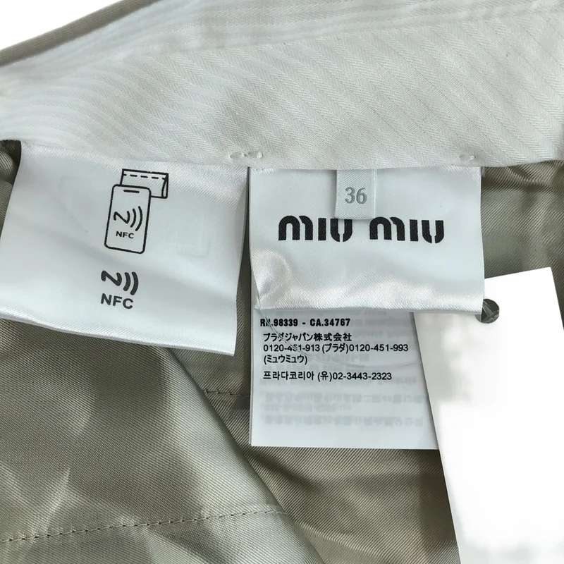 miu miu / ミュウミュウ | 2025 | ロゴ パナマパンツ | 36 | レディース