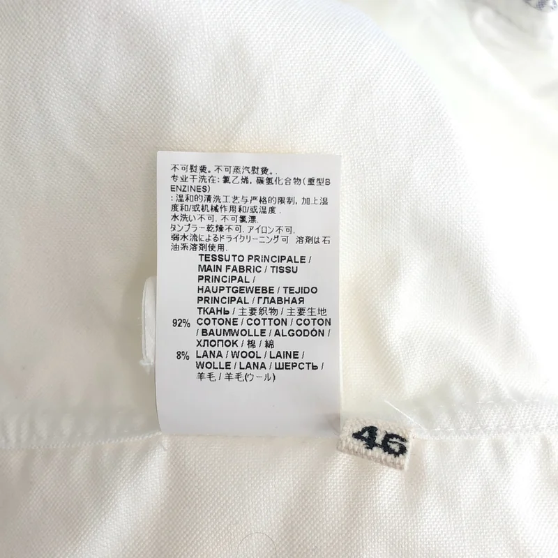 MARNI / マルニ | コットン ストライプ切替 ボタンダウン シャツ | 46 | メンズ