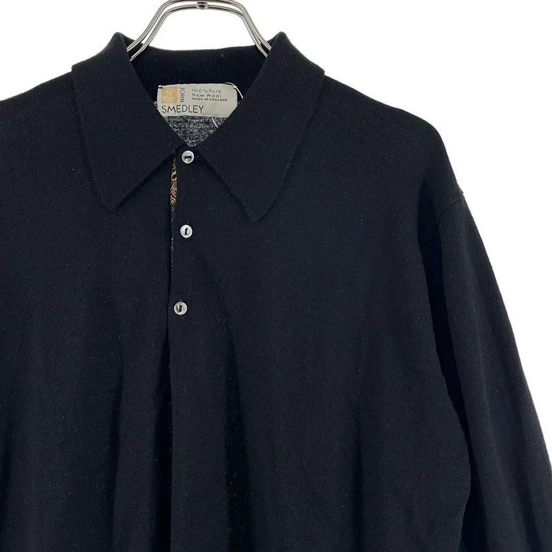 JOHN SMEDLEY / ジョンスメドレー | ウール ニットポロシャツ |