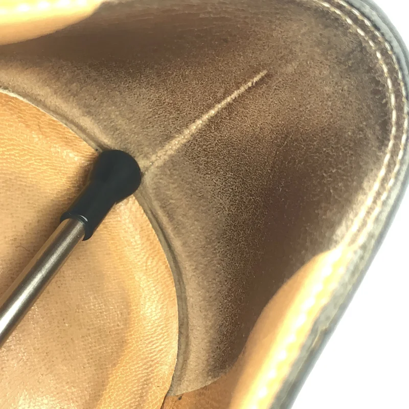 HERMES / エルメス | レザー ヒール パンプス | 37.5 | レディース