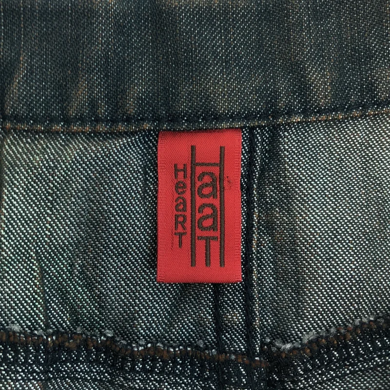 HaaT ISSEY MIYAKE / ハートイッセイミヤケ | ヴィンテージ加工 プリーツ デニムスカート | 3 | レディース