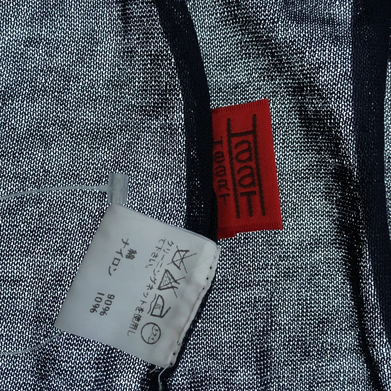 HaaT ISSEY MIYAKE / ハートイッセイミヤケ | コットン シアー フーデッドカーディガン | 2 | レディース