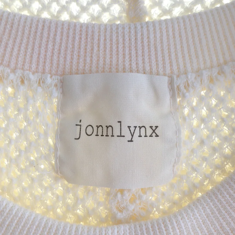jonnlynx / ジョンリンクス | cotton mesh tops ニット JL224-CT875 | F | レディース