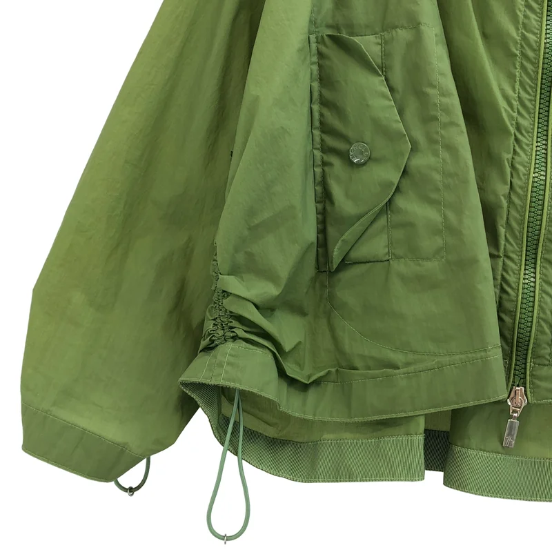 MONCLER / モンクレール | GREGE コーティングコットン フーデッド ジャケット | 0 | レディース