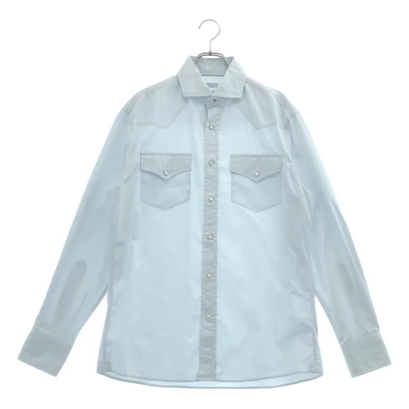 BRUNELLO CUCINELLI / ブルネロクチネリ | ウエスタンシャツ | M | メンズ