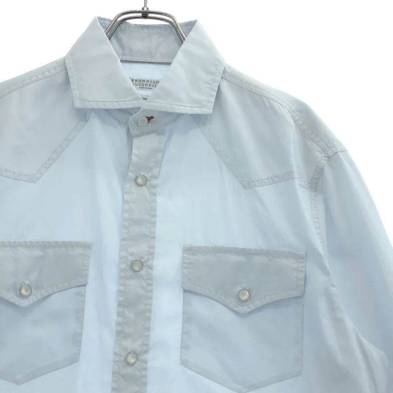 BRUNELLO CUCINELLI / ブルネロクチネリ | ウエスタンシャツ | M | メンズ