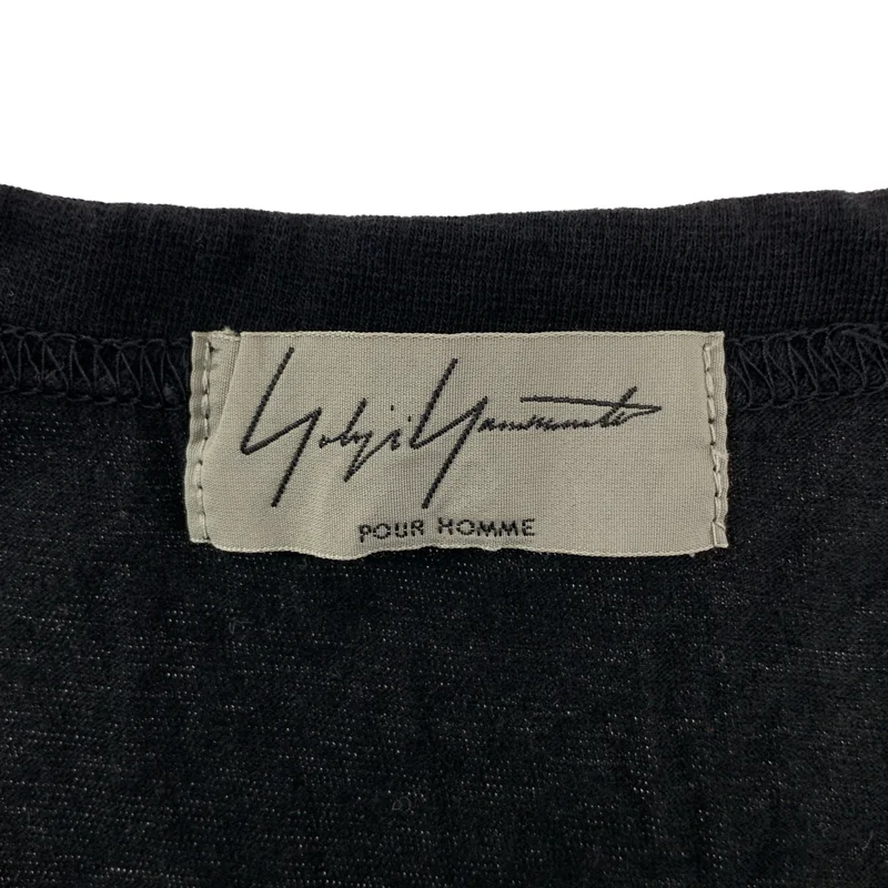 YOHJI YAMAMOTO POUR HOMME / ヨウジヤマモトプールオム | 2015SS | コットン 変形 アシンメトリー スリット Tシャツ カットソー | 3 | メンズ