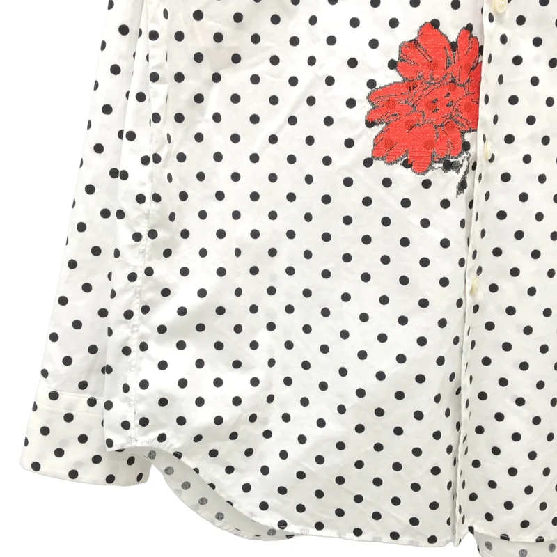 tao COMME des GARCONS / タオコムデギャルソン | 2023SS | ドット フラワー刺しゅう シャツ | M | レディース