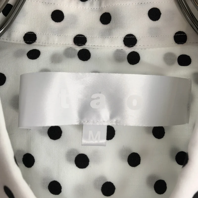 tao COMME des GARCONS / タオコムデギャルソン | 2023SS | ドット フラワー刺しゅう シャツ | M | レディース