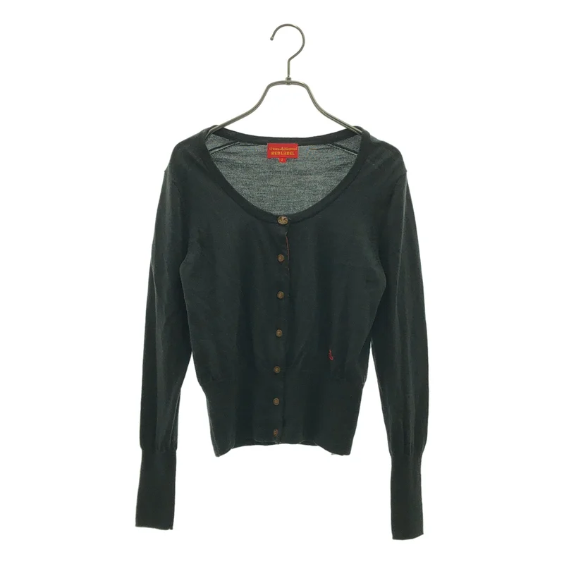 VIVIENNE WESTWOOD RED LABEL / ヴィヴィアンウエストウッドレッドレーベル | ウール オーブ ニット カーディガン | 2 | レディース