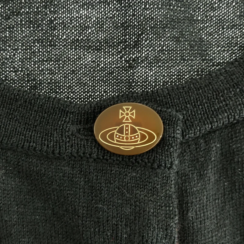 VIVIENNE WESTWOOD RED LABEL / ヴィヴィアンウエストウッドレッドレーベル | ウール オーブ ニット カーディガン | 2 | レディース