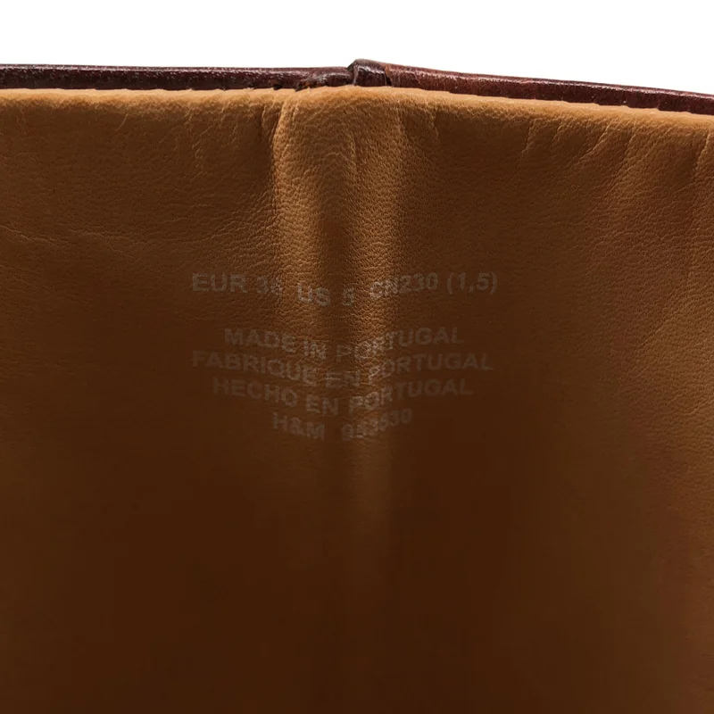 Maison Martin Margiela / メゾンマルタンマルジェラ | × H&M クリアウェッジ レザー ロングブーツ | 36 | レディース