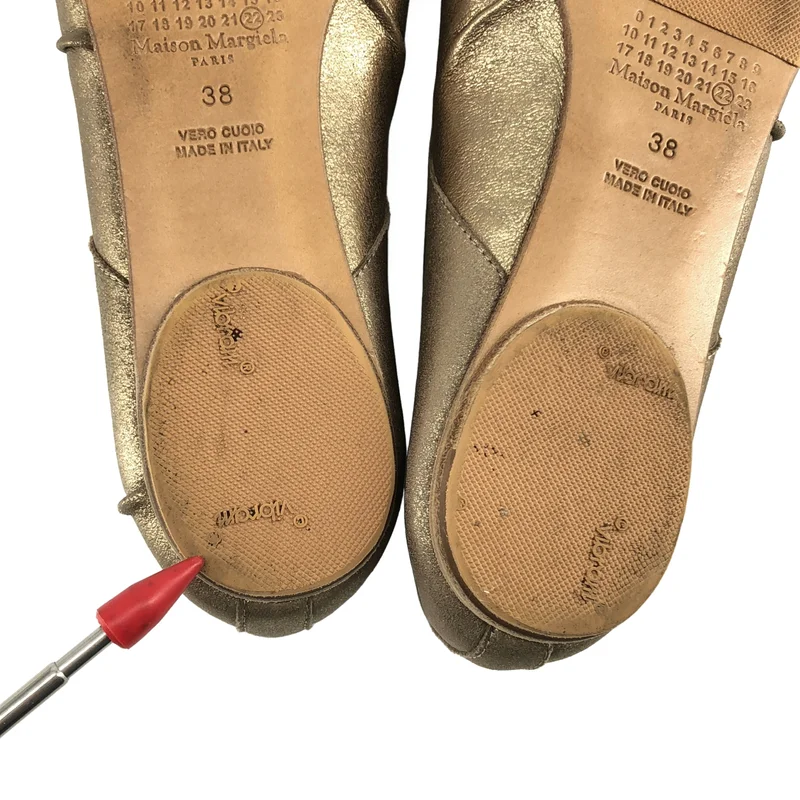 Maison Margiela / メゾンマルジェラ | 2026SS | tabi / タビ レザー バレリーナ シューズ | 38 | レディース
