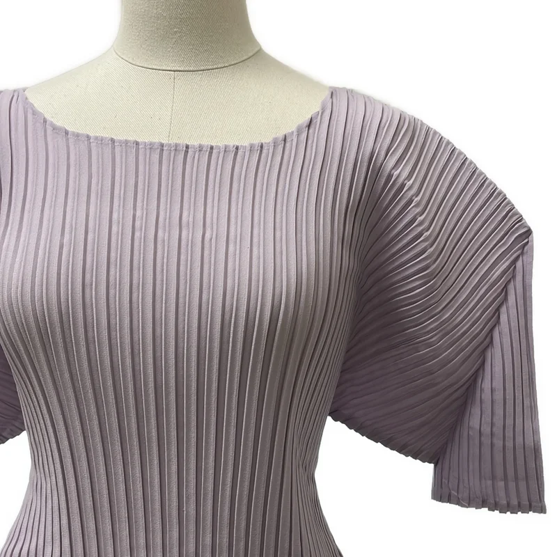 ISSEY MIYAKE / イッセイミヤケ | PRESSED FLORA PLEATS SOLID / プリーツ カットソー | 2 | レディース