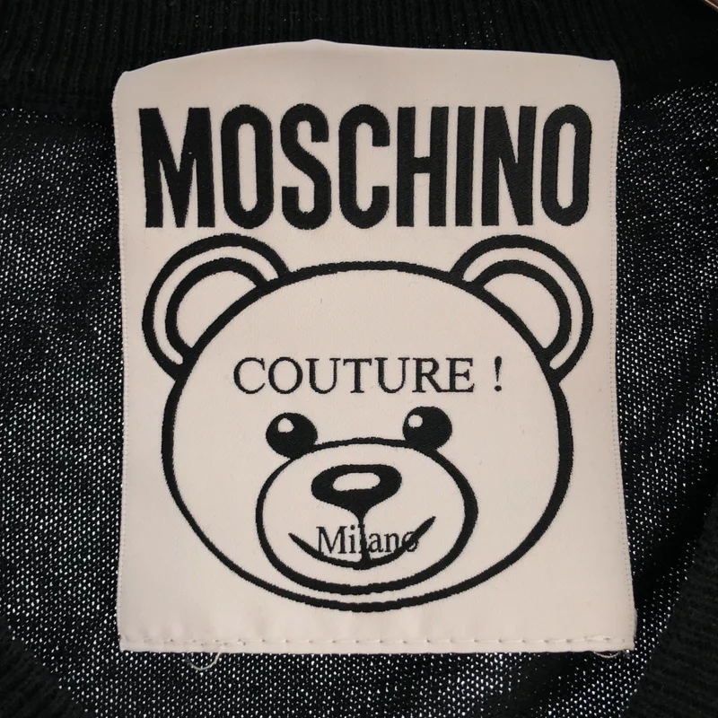 MOSCHINO / モスキーノ | コットン ベア クルーネックニット | S | レディース