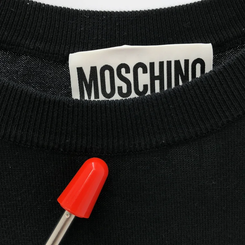 MOSCHINO / モスキーノ | コットン ベア クルーネックニット | S | レディース