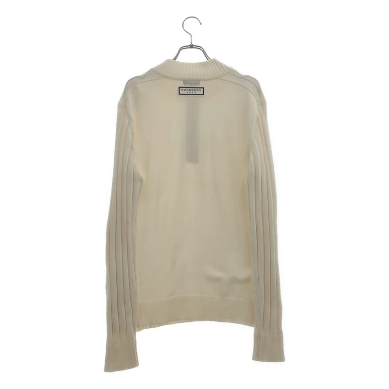 Burberry / バーバリー | GOLF / コットン ハーフジップニット | 2 | メンズ