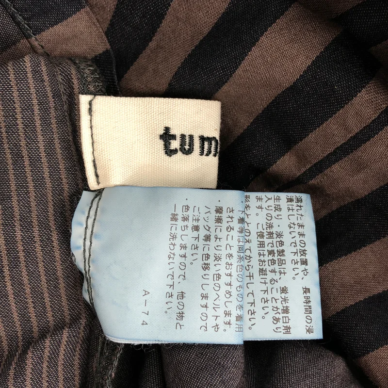 tumugu / ツムグ | デニムヒッコリーストライプ2wayワンピース | F | レディース