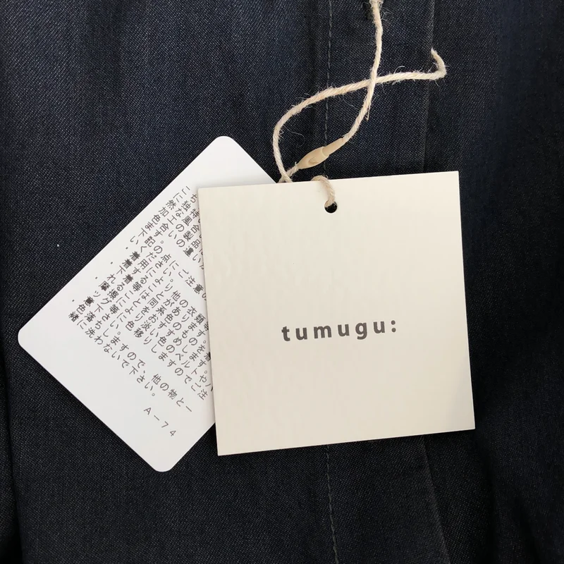 tumugu / ツムグ | デニムヒッコリーストライプ2wayワンピース | F | レディース