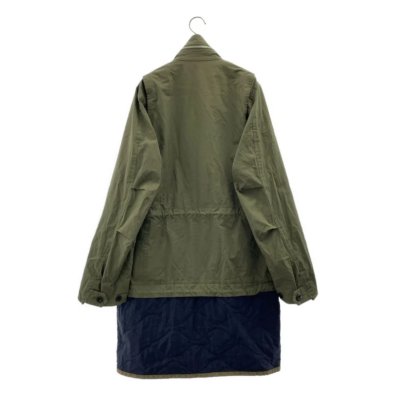 sacai / サカイ | 2020AW | 異素材 レオパード 切り替え リバーシブルコート | 1 | メンズ