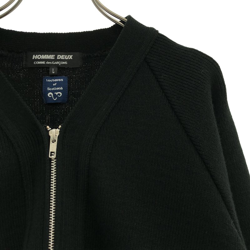 COMME des GARCONS HOMME DEUX / コムデギャルソンオムドゥ | 2021AW | × Lochaven of Scotland / ジップアップカーディガン | L | メンズ