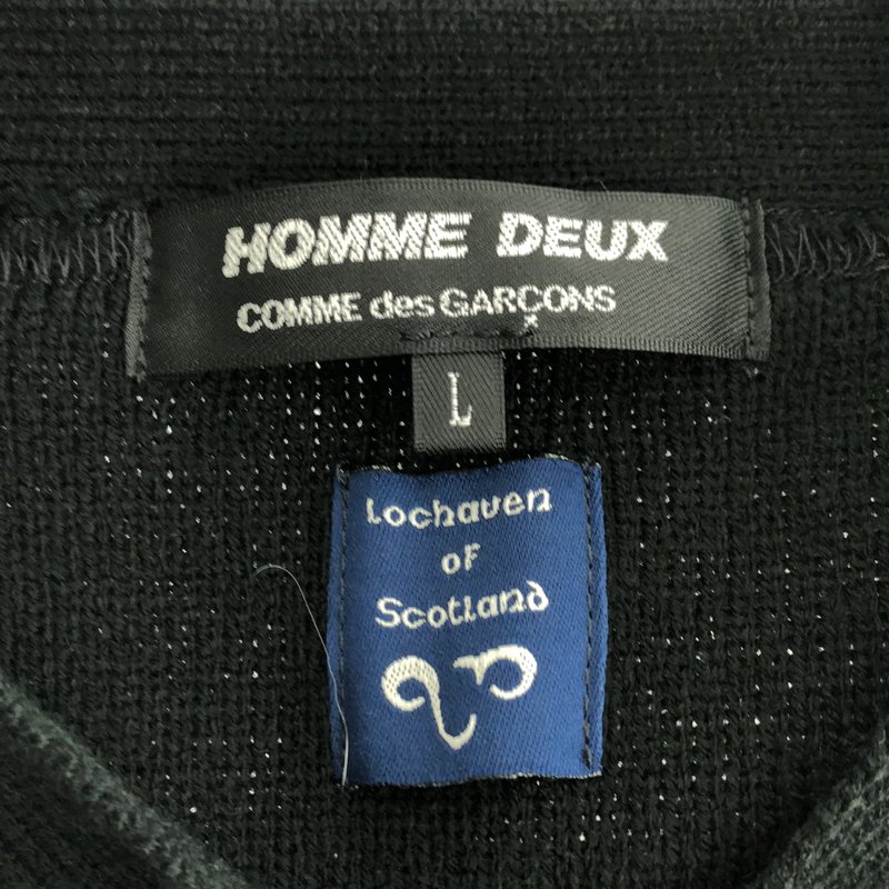 COMME des GARCONS HOMME DEUX / コムデギャルソンオムドゥ | 2021AW | × Lochaven of Scotland / ジップアップカーディガン | L | メンズ