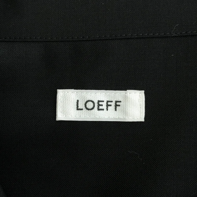 LOEFF / ロエフ | ウール 七分袖 オープンカラーシャツ | 1 | メンズ