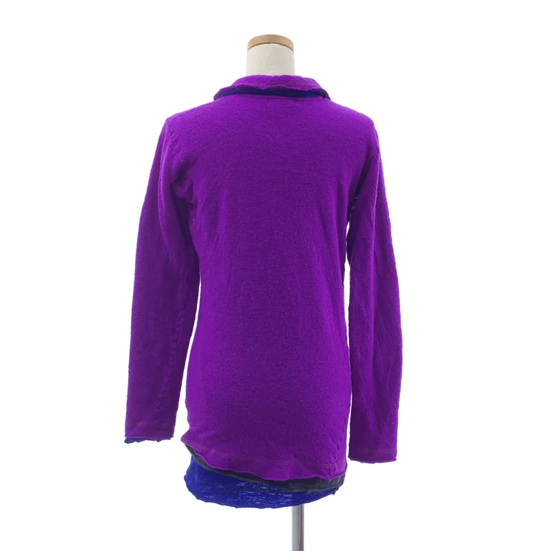 tricot COMME des GARCONS / トリココムデギャルソン | 2003AW | ウール 縮絨 レイヤード ニット カーディガン ジャケット |