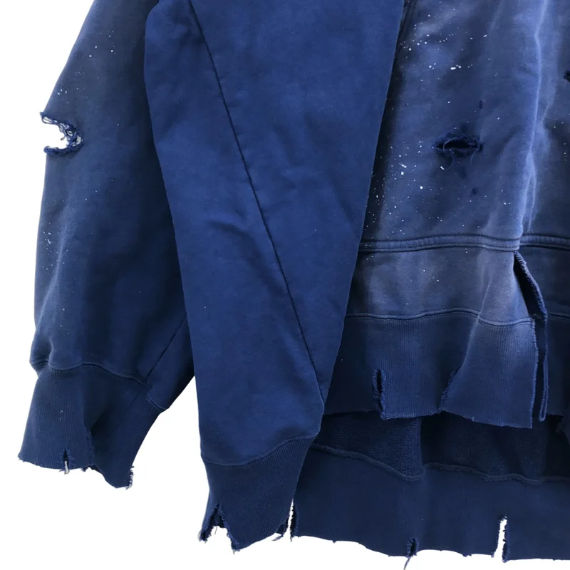 KIDILL / キディル | 2026SS | DESTROYED BUNNY HOODIE デストロイ加工 オーバーサイズ フーディ | FREE | メンズ