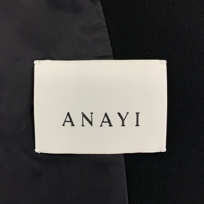 ANAYI / アナイ | トリアセテート ノーカラージャケット | 36 | レディース