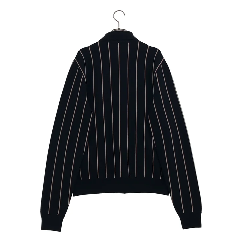 PRADA / プラダ | ウール ストライプカーディガン | 46 | メンズ