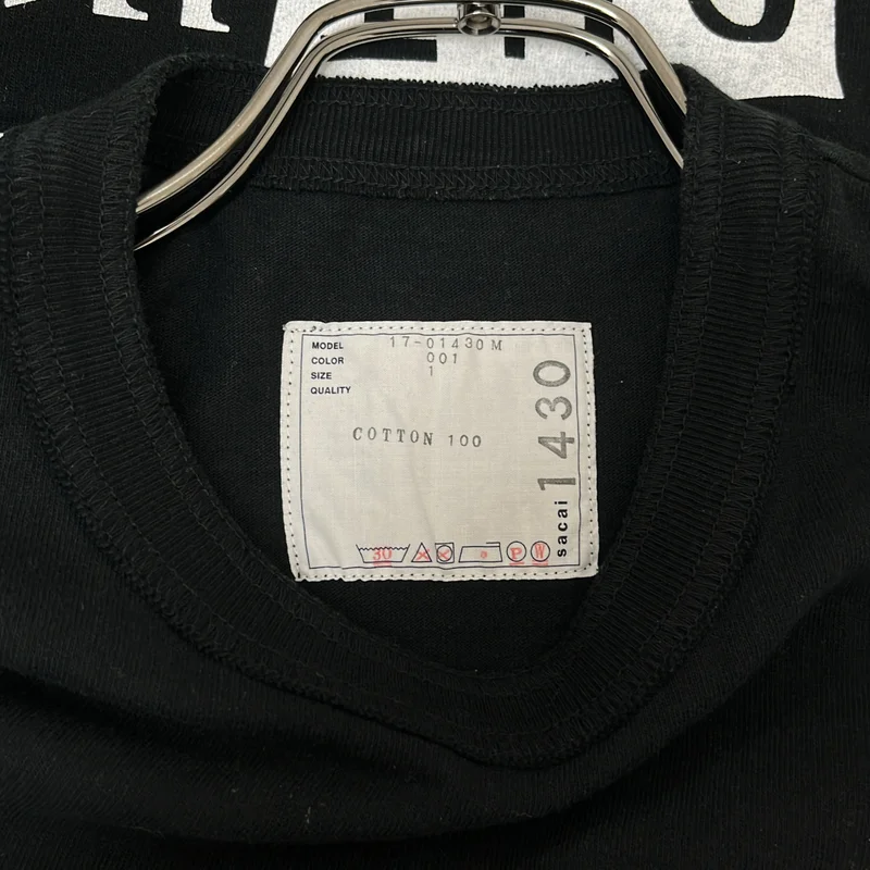 sacai / サカイ | 2017SS | コットン CUT up プリントTシャツ | 1 | メンズ