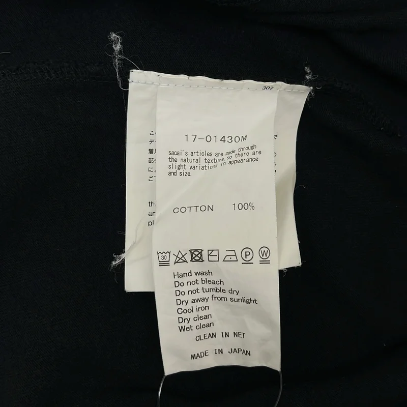 sacai / サカイ | 2017SS | コットン CUT up プリントTシャツ | 1 | メンズ