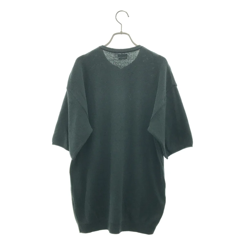 steven alan / スティーブンアラン | KUBO HENLEY NECK SHORT SLEEVE KNIT -LOOSE / コットン ニット | S | メンズ