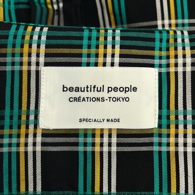 beautiful people / ビューティフルピープル | 半袖チェックシャツ | 38 | メンズ