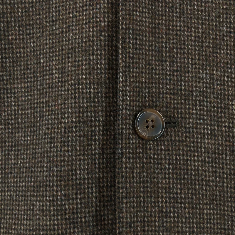 Yarmo / ヤーモ | THE UNIFORM DUSTER COAT / Gingham Check / バックロゴ シングル コート | S | メンズ