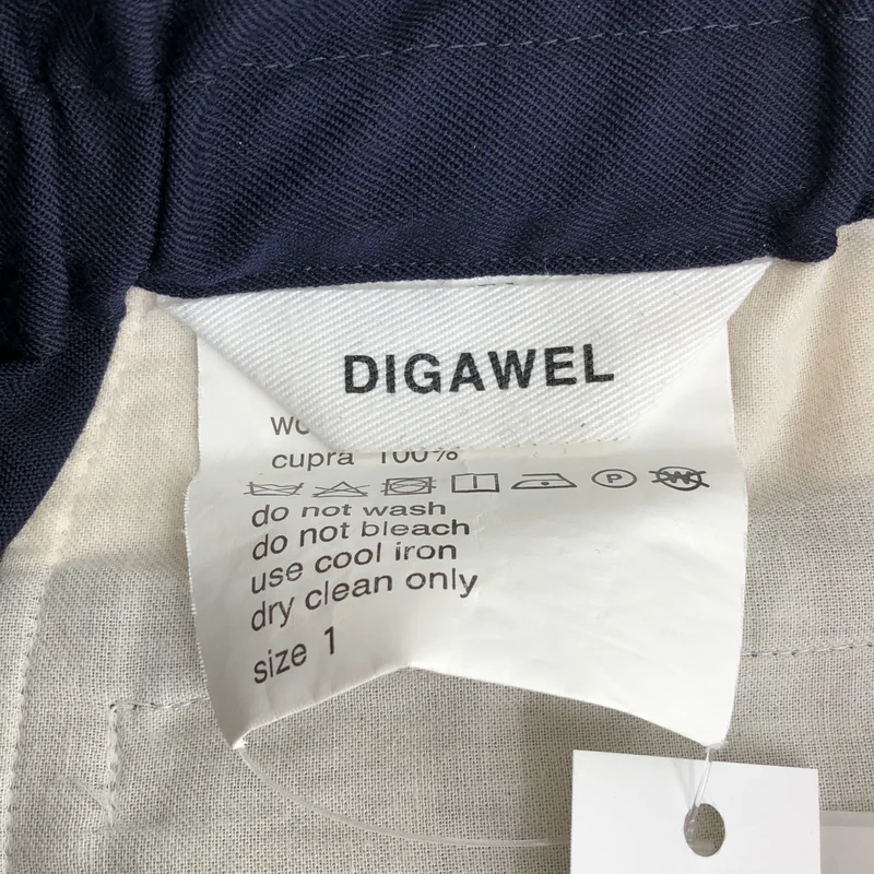 DIGAWEL / ディガウェル | ウール サイドドローストリングパンツ | 1 | メンズ
