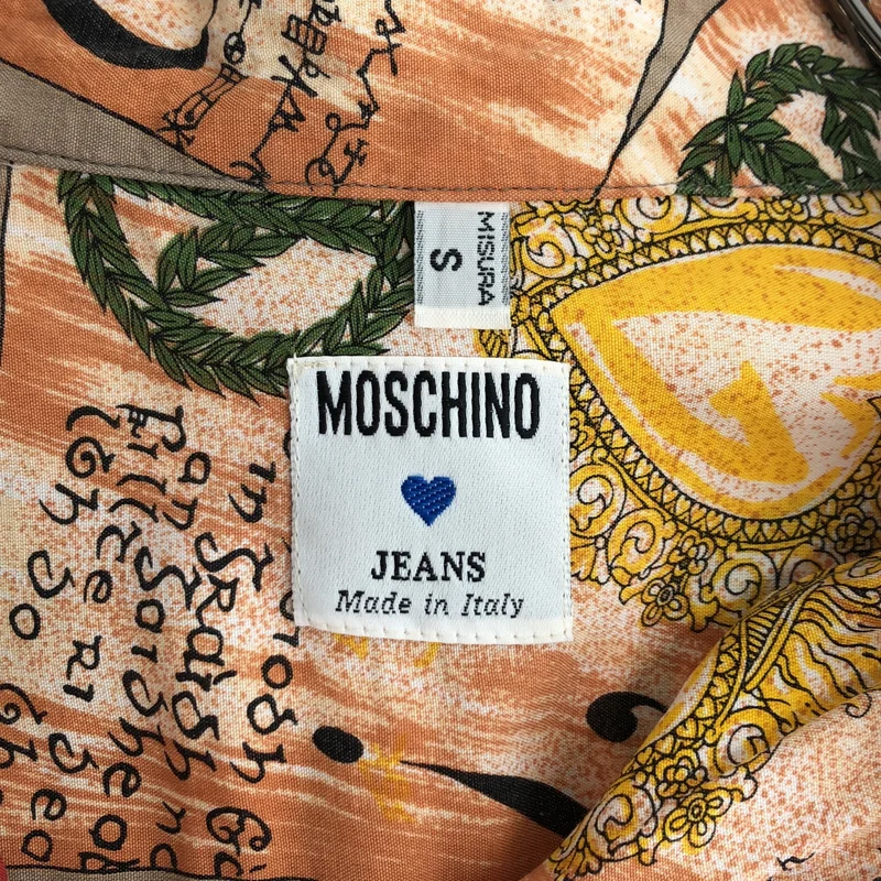 MOSCHINO / モスキーノ | jeans 総柄 シャツ_長袖 | S | メンズ