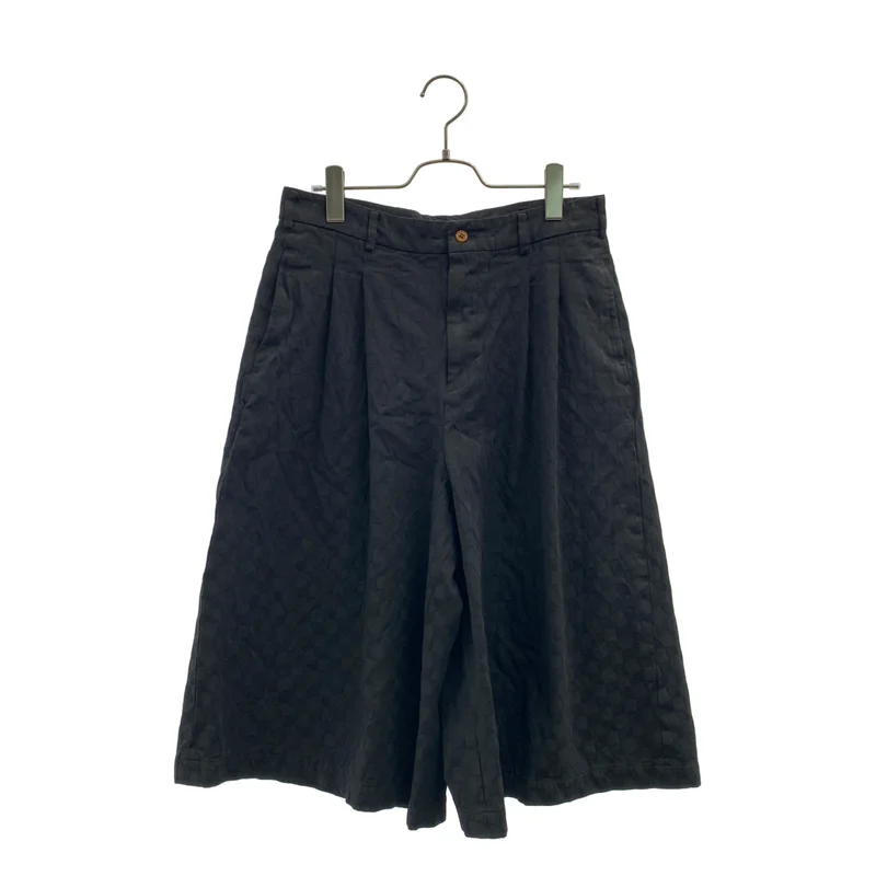 COMME des GARCONS COMME des GARCONS / コムコム | 2014AW | ポリエステル 製品加工 幾何学模様 ジャガード 2タック ワイドパンツ | S | レディース