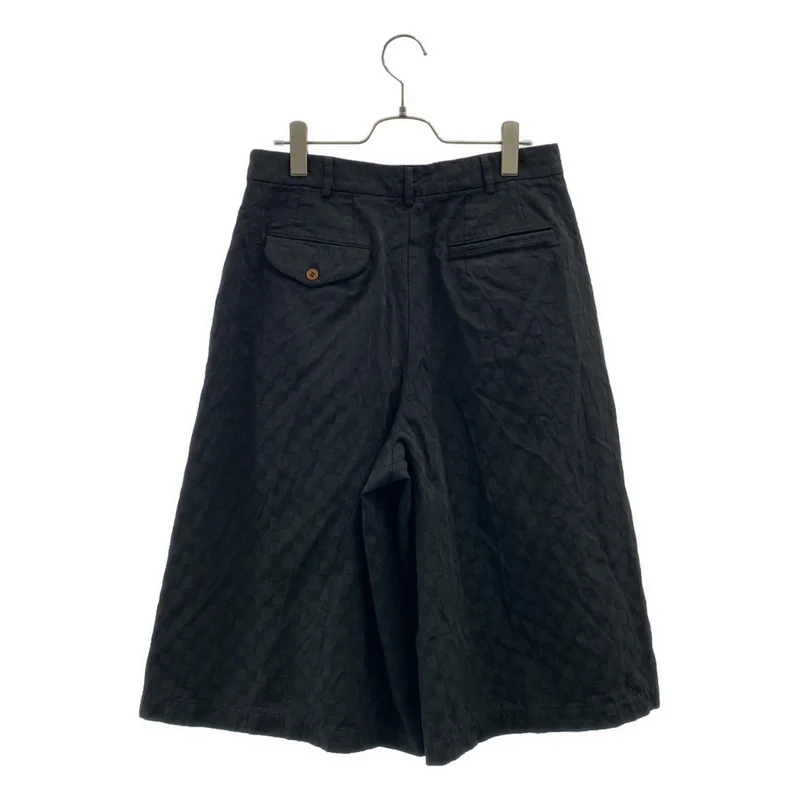 COMME des GARCONS COMME des GARCONS / コムコム | 2014AW | ポリエステル 製品加工 幾何学模様 ジャガード 2タック ワイドパンツ | S | レディース