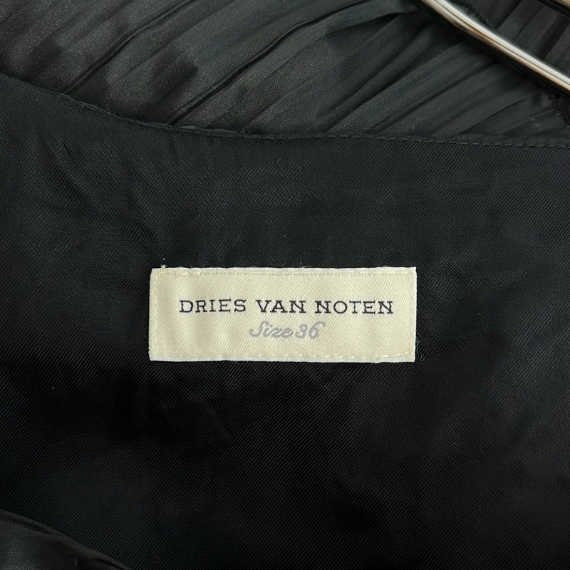 DRIES VAN NOTEN / ドリスヴァンノッテン | 2014SS | フリル ノースリーブ ブラウス | 36 | レディース