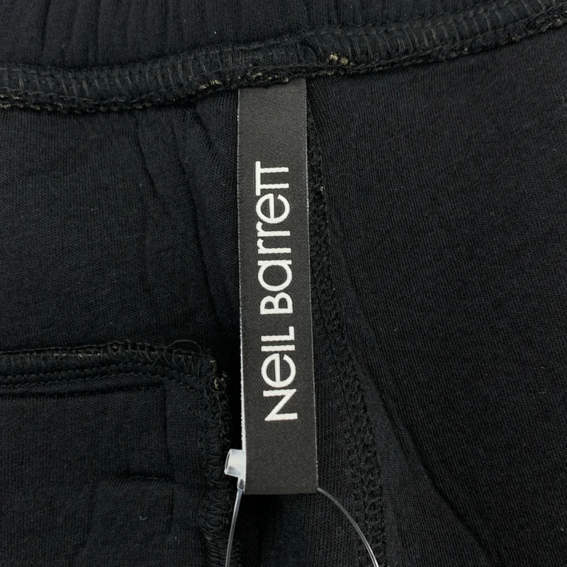 Neil Barrett / ニールバレット | Neoprene Short PANTS / ドローストリング ロゴジップ ネオプレンショートパンツ | M | メンズ