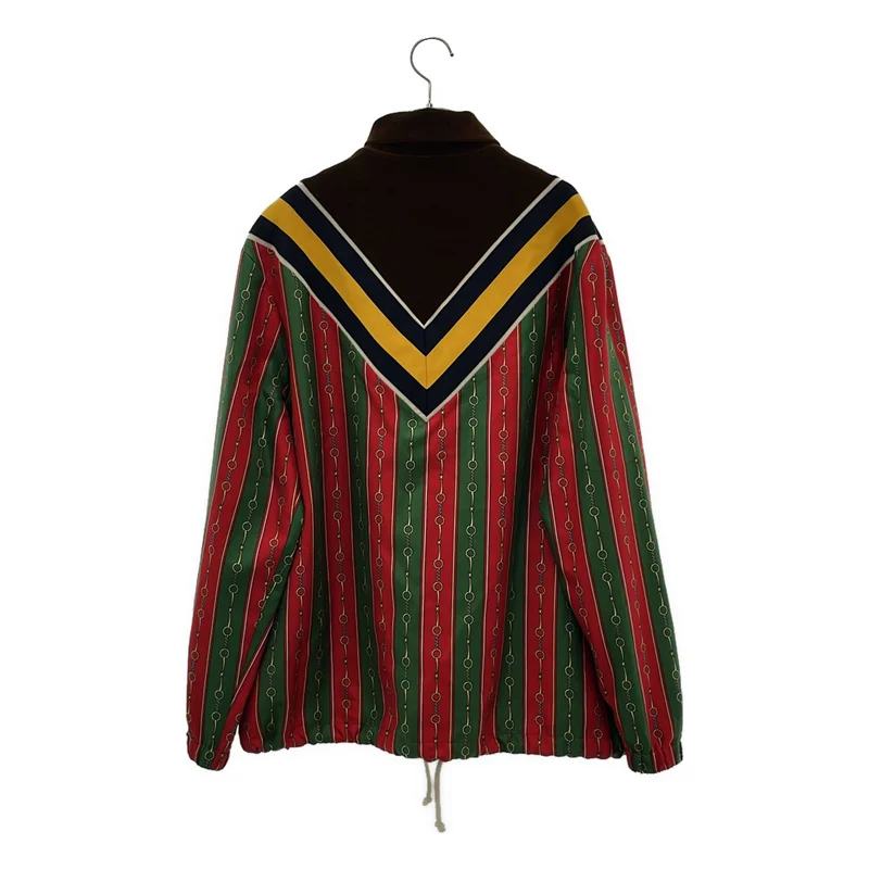 GUCCI / グッチ | ホースビット ストライププリント ベロア切替 トラックジャケット | M | メンズ